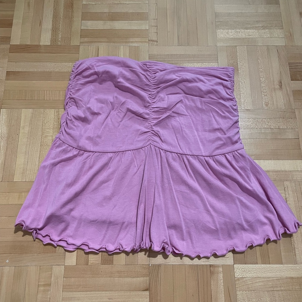 Hollister Mini Skirt/ Tube Top Pink